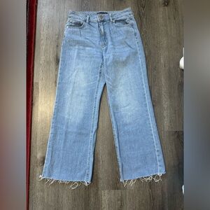 Aeropostale Light Blue Wide-Leg Jeans